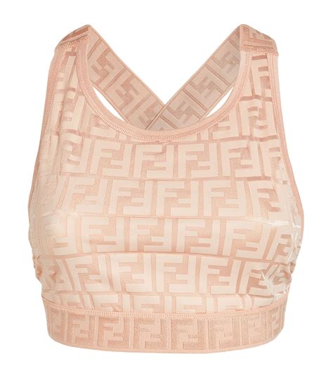 fendi pink top|fendi cropped workout top.